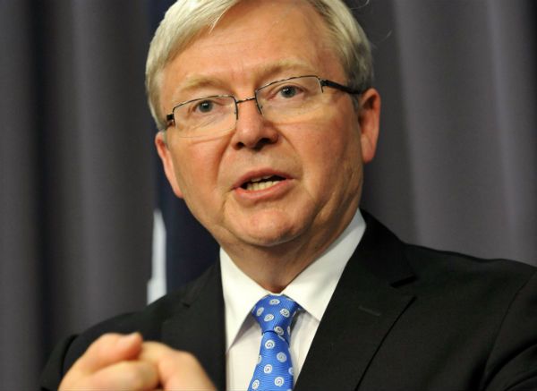 Kevin Rudd zaprzysiężony na premiera Australii