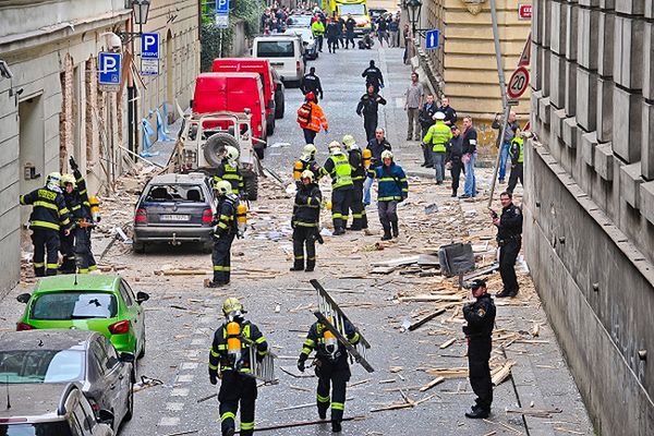 Około 40 rannych w wybuchu gazu w Pradze