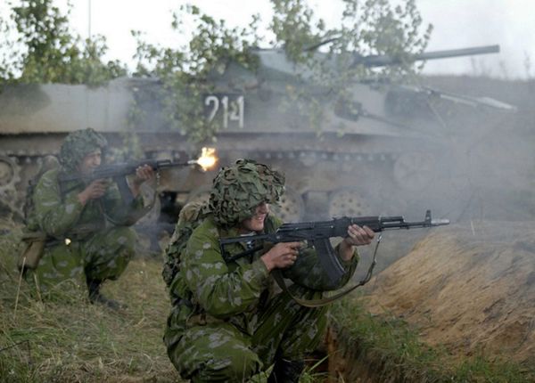 Ćwiczenia wojsk desantowych Białorusi i Rosji pod Brześciem