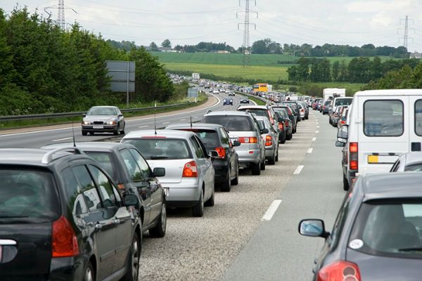 Po wypadku na niemieckiej autostradzie korek na A2 przed Świeckiem