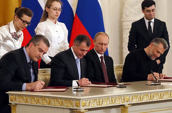 Krym i Sewastopol uznane za części FR z chwilą podpisania traktatu