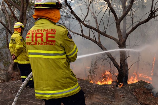Pożary buszu to skutek suchego australijskiego klimatu