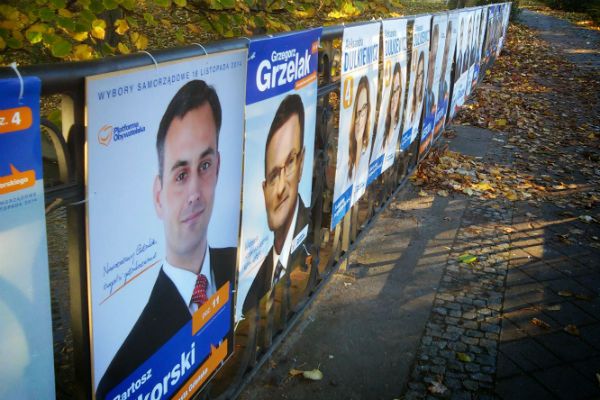 W Gdyni będzie mniej plakatów wyborczych. Miasto wprowadziło zakaz