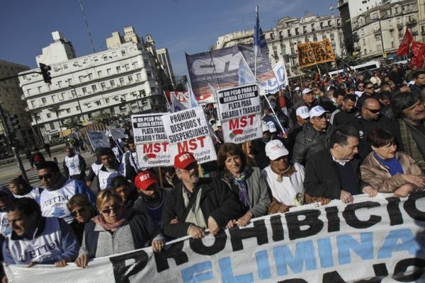 Protest związków zawodowych sparaliżował Buenos Aires