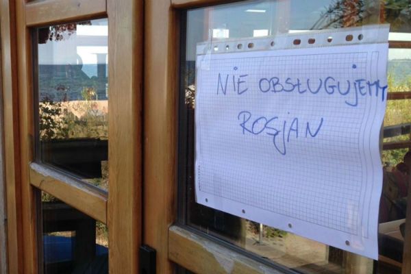 "Nie obsługujemy Rosjan" - protest sopockiej restauracji
