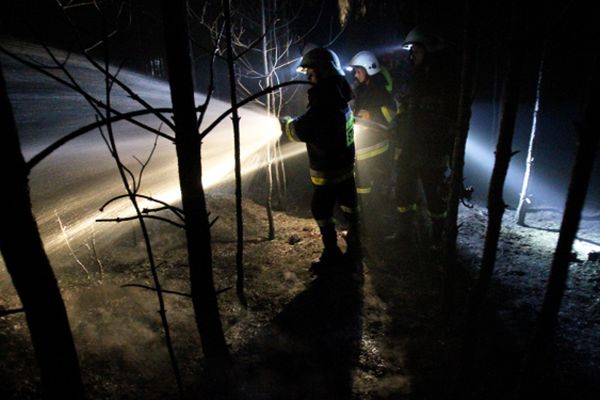 Ogromny pożar w mazowieckim - spłonęło 80 ha lasów