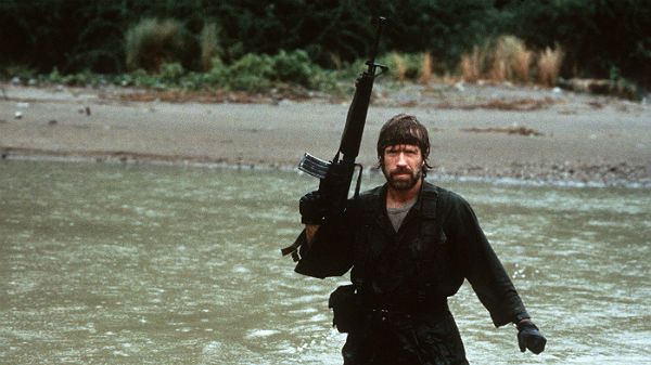 Chuck Norris, kadr z filmu "Zaginiony w akcji"
