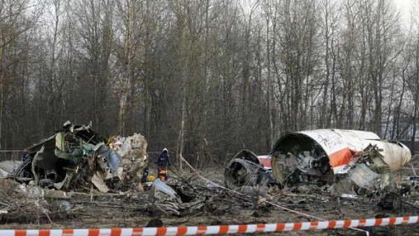 Wrak rządowego TU-154M pod Smoleńskiem