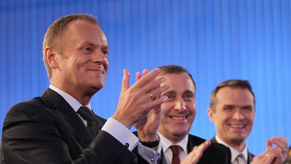 Donald Tusk, Grzegorz Schetyna i Sławomir Nowak