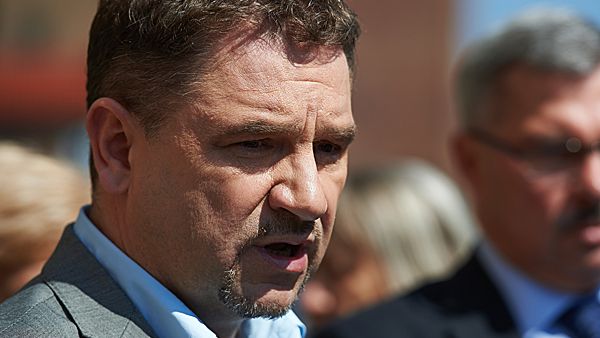 Przewodniczący NSZZ "Solidarność" Piotr Duda