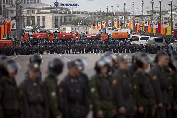Policja rozpędziła manifestację opozycji w Moskwie