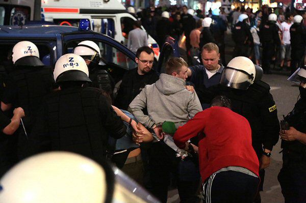 To znani kibice Legii organizowali zamieszki przed meczem Polska-Rosja