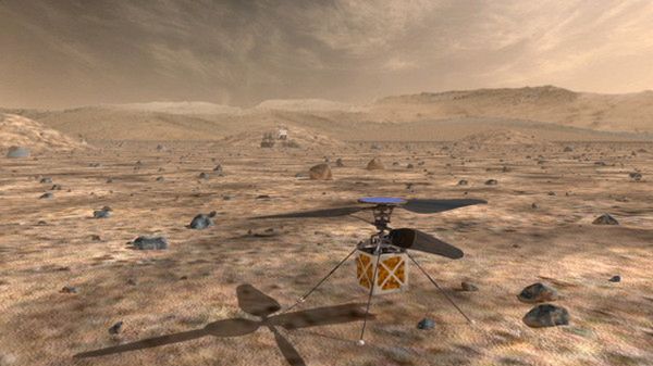 NASA chce wykorzystać na Marsie latające drony