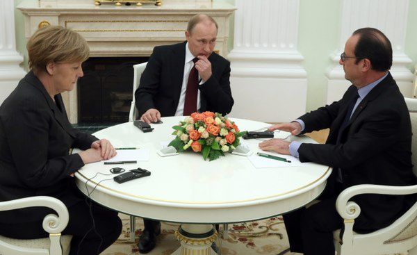 Zakończyły się rozmowy przywódców Niemiec, Francji i Rosji ws. Ukrainy