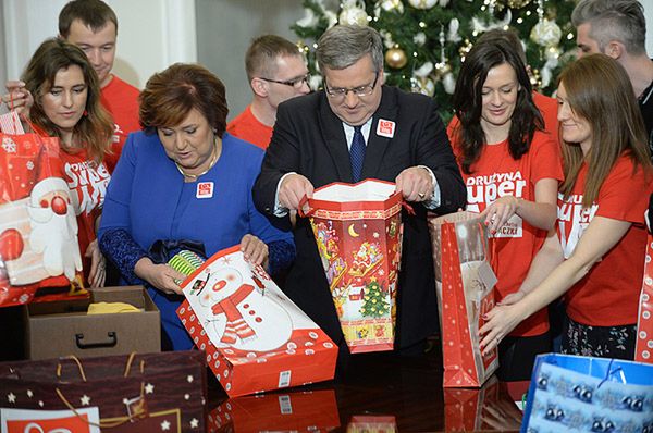 Para prezydencka wzięła udział w akcji Szlachetna Paczka