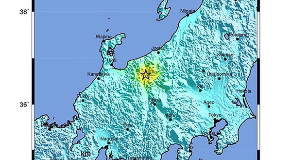 Trzęsienie ziemi o sile 6,8 na wyspie Honsiu w Japonii; są osoby uwięzione pod gruzami