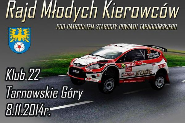 Młodzi rajdowcy w Tarnowskich Górach. Pierwszy taki konkurs