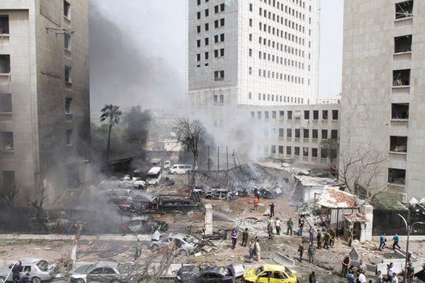 Syria: zamach bombowy w centrum Damaszku, kilkunastu zabitych