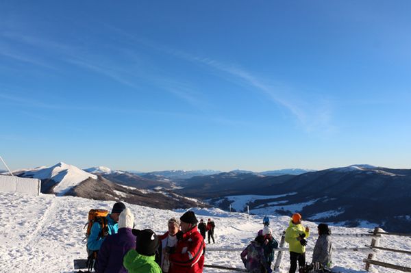 Pierwszy w tym roku śnieg w Beskidach