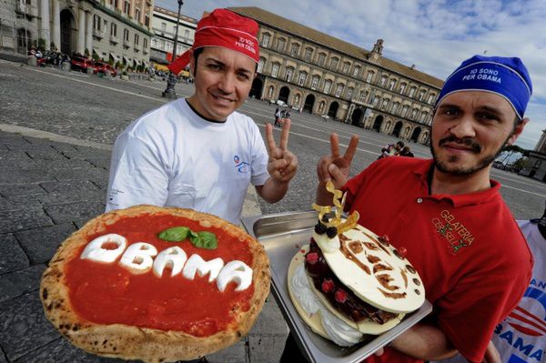 Pizza Obama i lody na cześć prezydenta USA