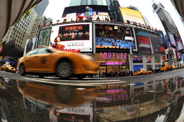 Elektryczne taksówki na ulicach Nowego Jorku