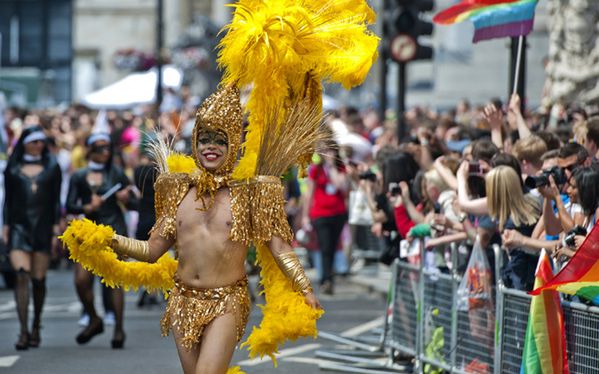 Parada homoseksualistów w Londynie