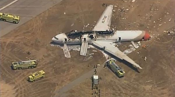 Świadek katastrofy Boeinga 777 w San Francisco: usłyszeliśmy głośne "bum!"