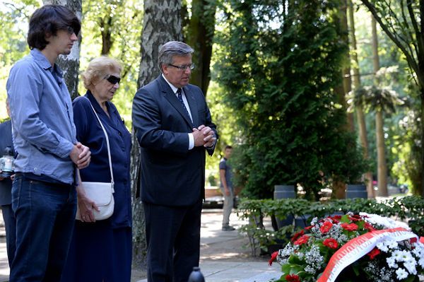Prezydent złożył kwiaty na grobie gen. Komorowskiego "Bora"