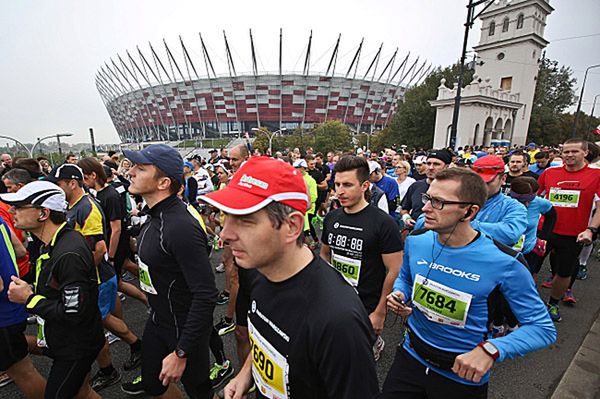 35. Maraton Warszawski - Yared Shegumo pierwszy na Stadionie Narodowym