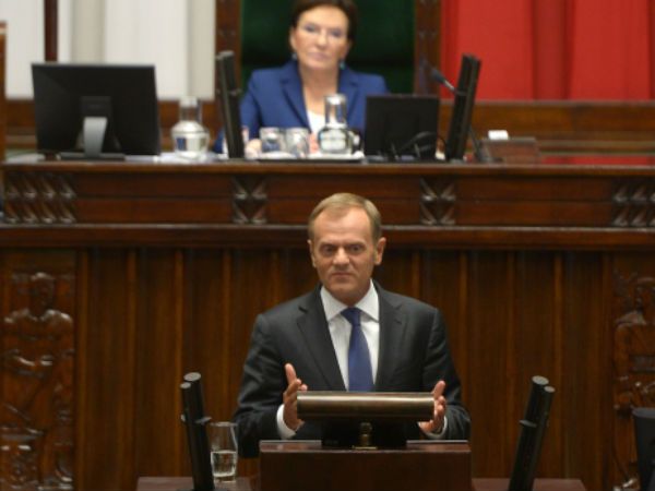 Debata ws. wotum nieufności dla rządu. Donald Tusk i Jarosław Kaczyński przemówili w sejmie