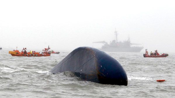 Korea Płd.: aresztowano kapitana zatopionego w Cieśninie Koreańskiej promu