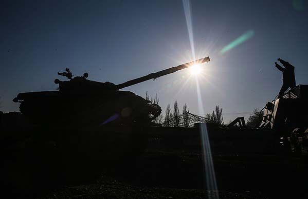 MSZ Ukrainy: rosyjskie czołgi na naszej ziemi świadczą przeciw Rosji