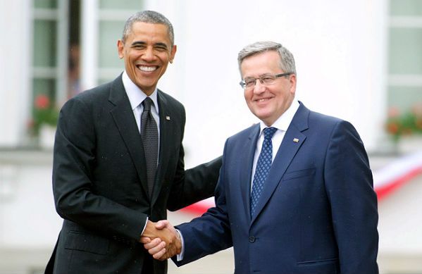 Konferencja Bronisława Komorowskiego i Baracka Obamy w Belwederze