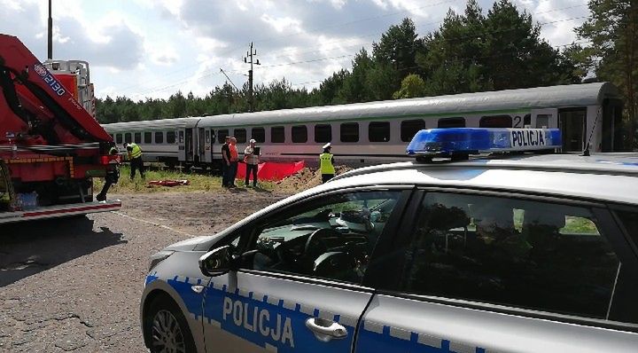 Tragiczny wypadek  na torach