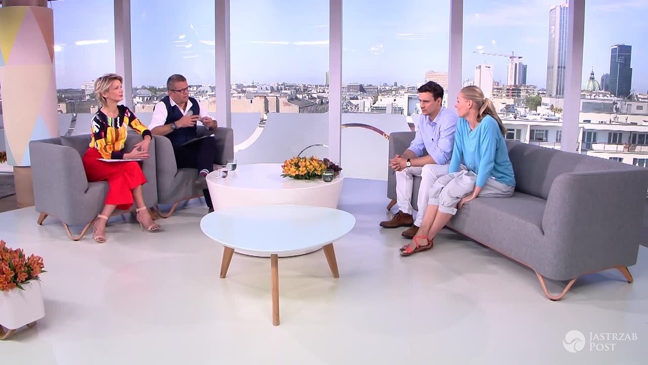 Mateusz Damięcki i Paulina Andrzejewska w Dzień Dobry TVN