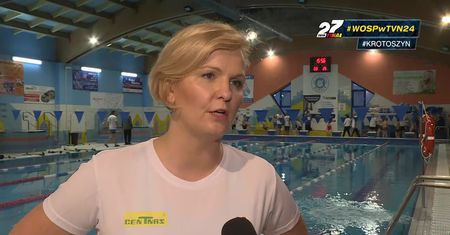 27. finał WOŚP w Krotoszynie. Pływacki maraton z udziałem Otylii Jędrzejczak i Oliviera Janiaka