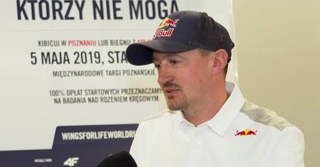 Adam Małysz wyruszył w pogoń za uczestnikami charytatywnego biegu Wings For Life