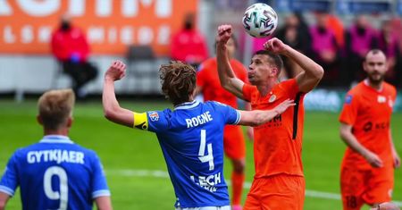 Grad goli w Lubinie – Lech Poznań zremisował z Zagłębiem