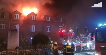 Pożar kamienicy na Pradze-Południe w Warszawie. Jedna osoba zginęła