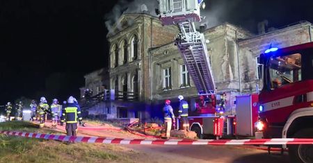 Pożar dawnego pałacu w Wielkopolsce. Szukają mieszkań dla 16 rodzin