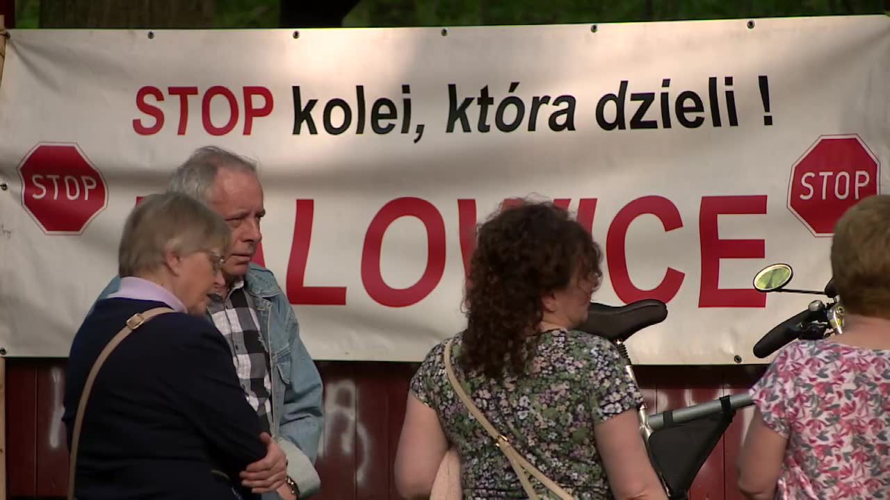 Kolejny protest przeciwko budowie kolei do CPK