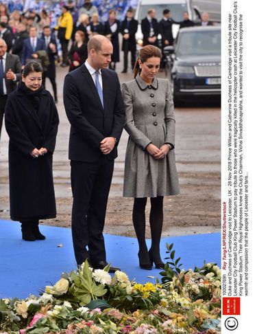 Księżna Kate i książę William złożyli hołd ofiarom wypadku lotniczego w Leicester