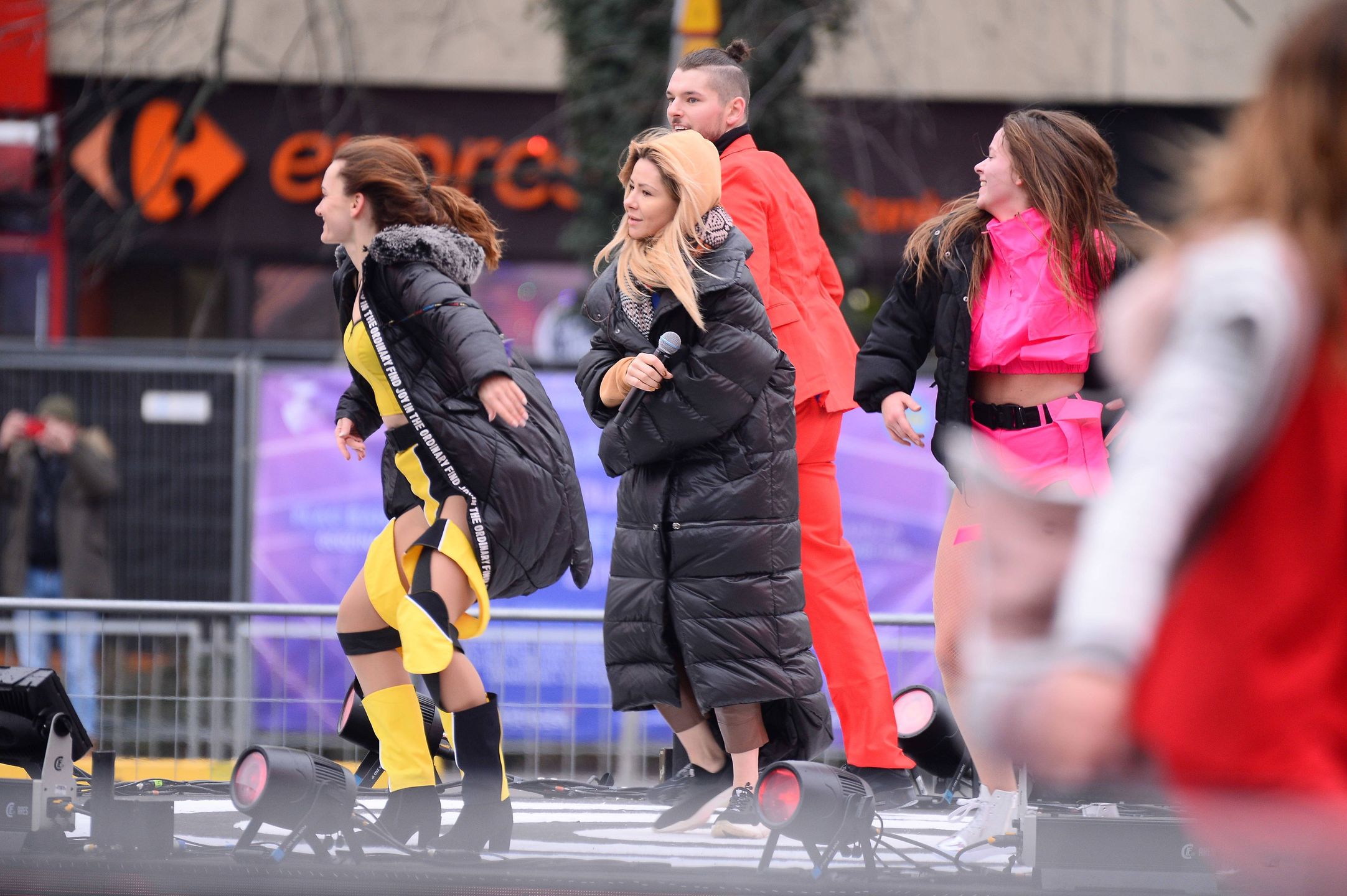 Anna Karwan - próby przed sylwestrem, TVN 2019