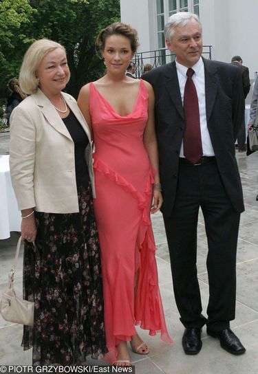 Alicja Bachleda-Curuś z rodzicami