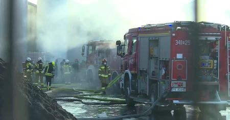 Pożar szklarni w Wielkopolsce, hala i maszyny spłonęły doszczętnie