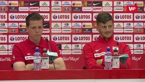 Rozbawiony Szczęsny na konferencji. "Opona i grejpfrut!"