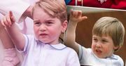 Książę George w kopii stroju księcia Williama sprzed ponad 30 lat