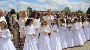 Pierwsza Komunia Święta w parafiach: pw. Narodzenia Najświętszej Maryi Panny i pw. Najświętszej Maryi Panny Matki Kościoła i św. Barbary