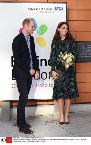 Księżna Kate i książę William z wizytą w szpitalu