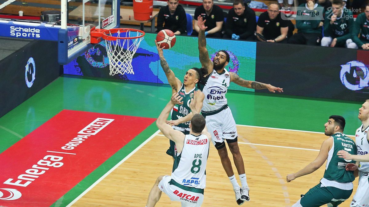 Materiały prasowe / Andrzej Romański / Energa Basket Liga / Trice i Apić